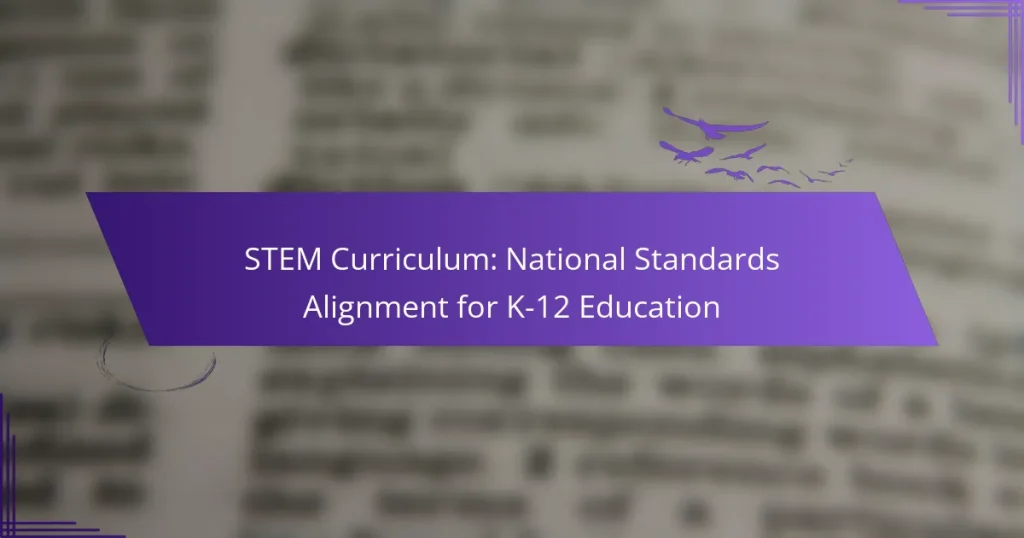 STEM Curriculum: National Standards Alignment for K-12 Education
