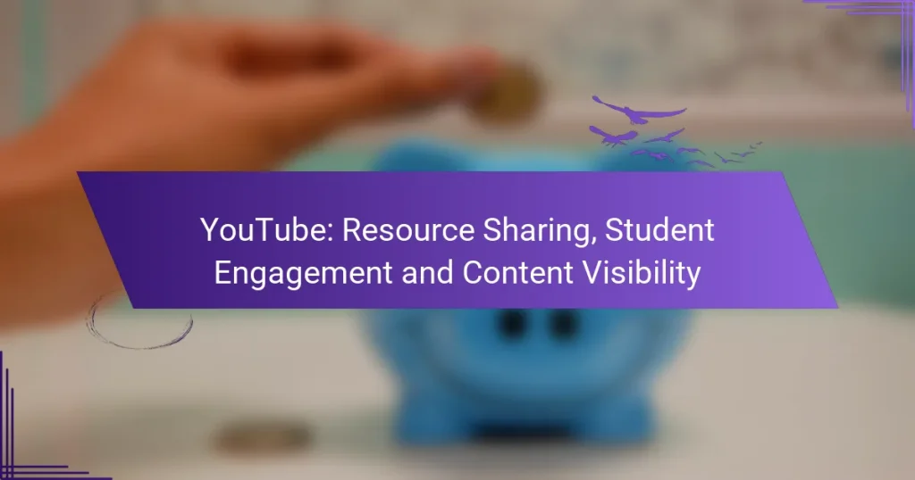 YouTube: Resource Sharing, Student Engagement and Content Visibility